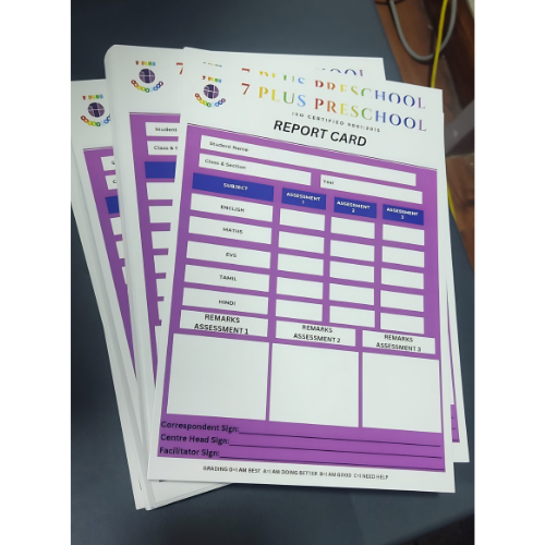 Report Card A4, A5 Size