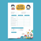 Report Card A4, A5 Size